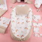 15 Piece Full Set - Newborn Sets - Milk Coffee Knit - Orange Rainbow
