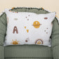 Babynest - Dark Green Knit - Galaxy and Letters