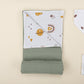 9 Piece - Newborn Sets - Winter - Dark Green Knit - Galaxy and Letters