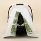Stroller Cover Set - Double Side - White Honeycomb - Palm Leaves
