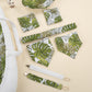 15 Piece Full Set - Newborn Sets - White Honeycomb - Palm Leaves