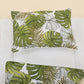Double Side Changing Pad - White Honeycomb - Palm Leaves