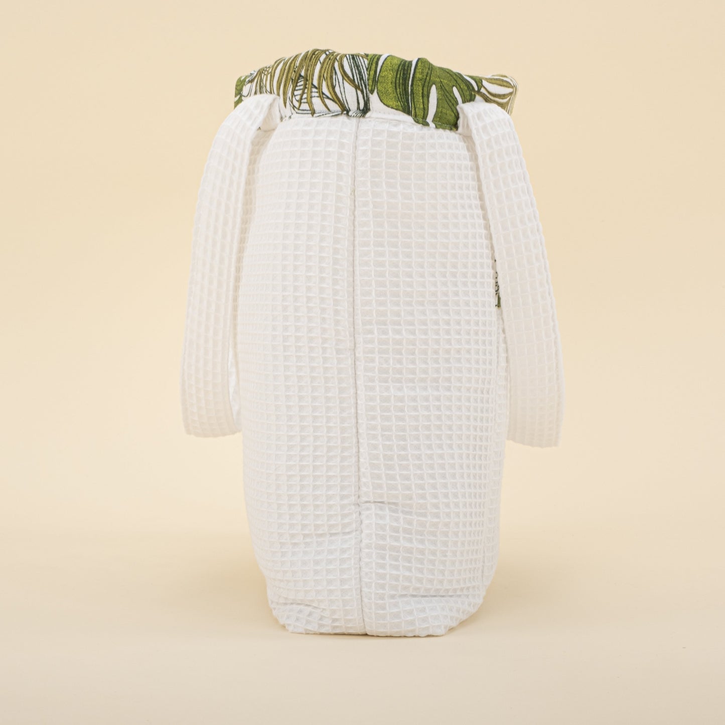 Baby Care Bag - White Honeycomb - Palm Leaves