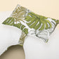 Breastfeeding Pillow - White Honeycomb - Palm Leaves