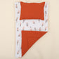 Double Side Changing Pad - Tile Honeycomb - Orange Feather