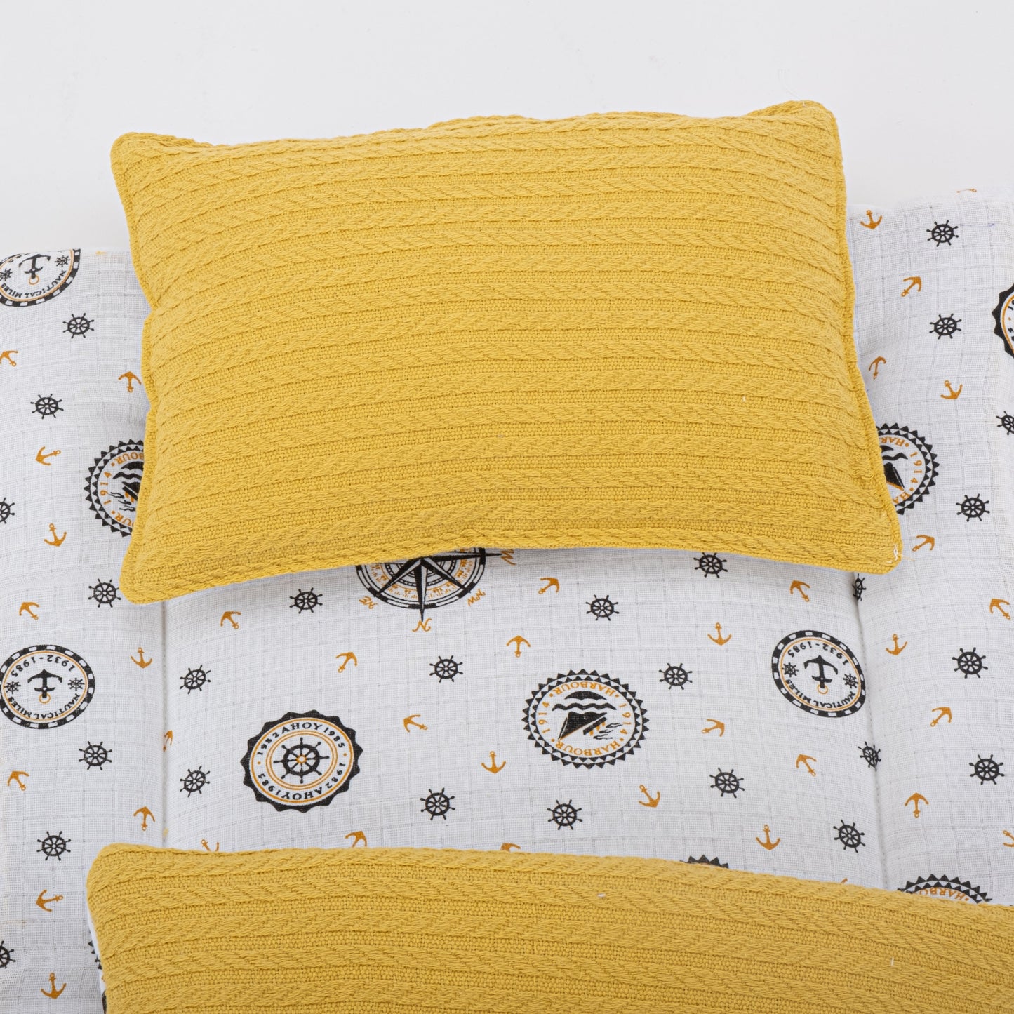 15 Piece Full Set - Newborn Sets - Mustard Knitting - Yellow Ship
