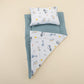Double Side Changing Pad - Sky Blue Honeycomb - Blue Creatures