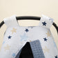 Stroller Cover Set - Indigo Pool Pike - Blue Star