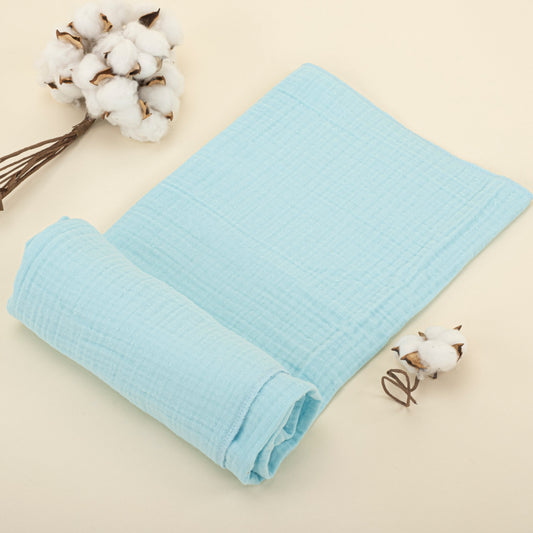 Four Layer Organic Muslin - Turquoise