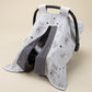 Stroller Cover Set - Double Side - Smoked Muslin - Grandpa Moon