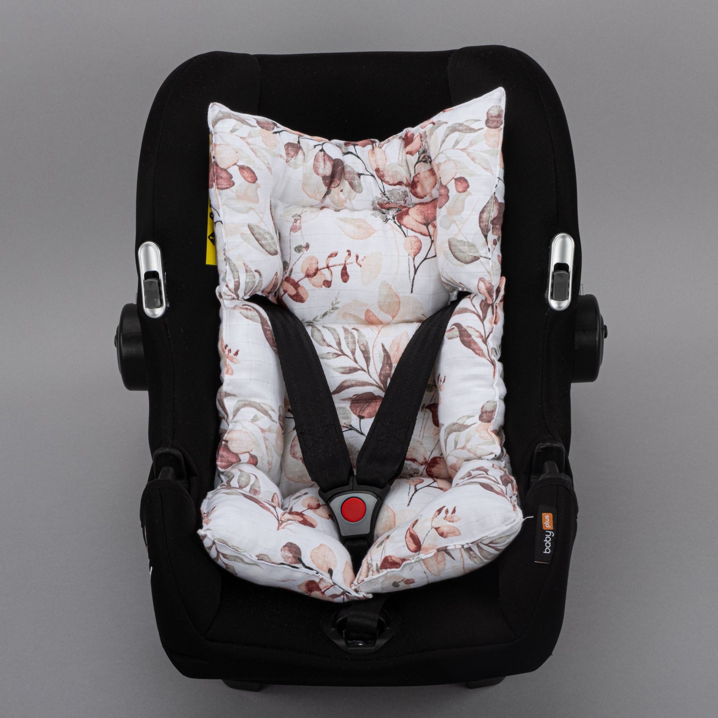 Stroller Cover Set - Double Side - Coffee With Milk Knit - Autumn Leaves