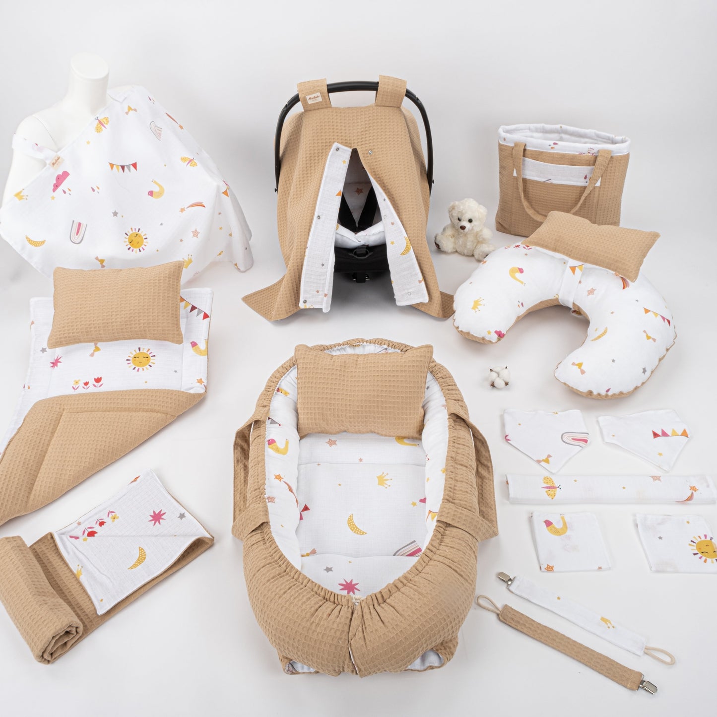 15 Piece Full Sets - Newborn Sets - Honeycomb - Sun