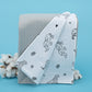 Double Side Muslin Cover - Gray Muslin - Tiger