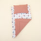 Double Side Changing Pad - Dried Rose Muslin - Butterflies