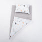Double Side Changing Pad - Gray Knit - Bird